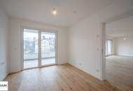 Erstbezug: westseitige 2-Zimmer-Wohnung mit großer Terrasse