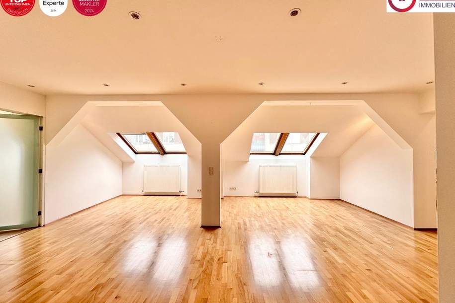 Traumhafte loftartige DG-3,5 Zimmer-Wohnung mit Terrasse 1030 Wien , Nähe U3, Wohnung-kauf, 1.100.000,€, 1030 Wien 3., Landstraße