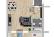 Ideal geschnittene 3 Zimmer Balkonwohnung in ruhiger, zentraler Lage