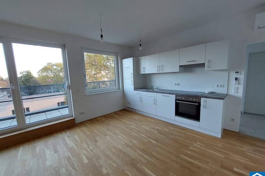 2-Zimmer Dachgeschoßwohnung mit großem Balkon! Nahe der Donauinsel, Wohnung-miete, 979,19,€, 1210 Wien 21., Floridsdorf