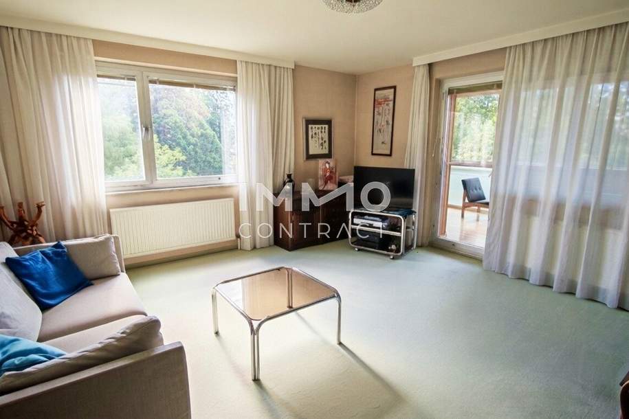 Charmante 3-Zimmer-Wohnung mit verglaster Loggia - groß, zentral, ruhig, mit Parkblick, Wohnung-kauf, 215.000,€, 2540 Baden