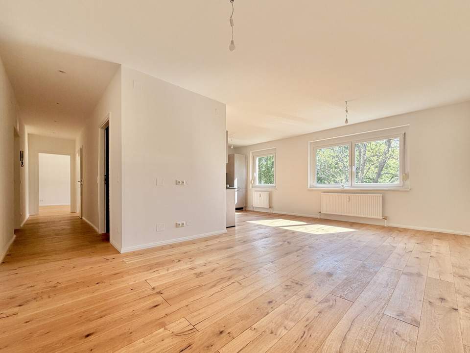 ERSTBEZUG im Herzen von Bad Vöslau! Perfekt aufgeteilte 3-Zimmer-Wohnung mit traumhaftem Parkblick!