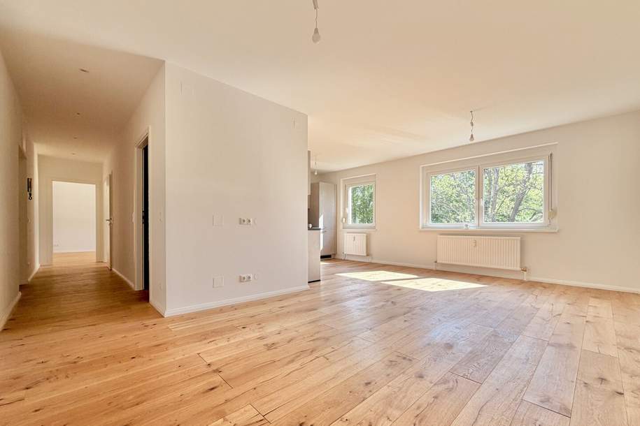 ERSTBEZUG im Herzen von Bad Vöslau! Perfekt aufgeteilte 3-Zimmer-Wohnung mit traumhaftem Parkblick!, Wohnung-legalform.mietkauf, 349.000,€, 2540 Baden