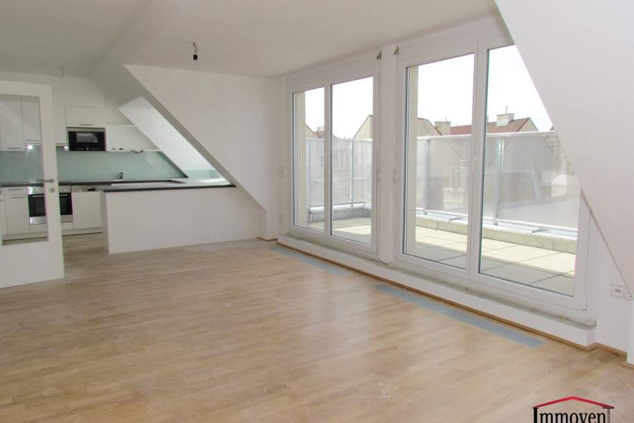 RUHELAGE und ZENTRUMSNÄHE: Wohntraum im Dachgeschoss mit Balkon! (Mietbeginn 01.03.2026), Wohnung-miete, 2.397,90,€, 1030 Wien 3., Landstraße