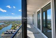 39sqm Terrasse mit Kahlenberg Blick: 45. Etage Erstbezug DC2 Tower