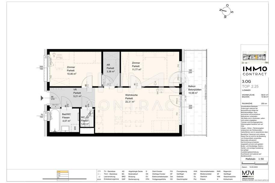 Stock2Live Exklusive Wohneinheiten 42qm - 120qm in Stockerau! _fußläufig zu Schule und Bahnhof!, Wohnung-kauf, 334.000,€, 2000 Korneuburg