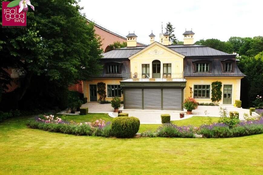 Prestige-Villa in Wien-Mauer – 15 Zimmer, 3.700 m² Gartenparadies, vielseitig nutzbar -Büro & Wohnen vereinbaren!, Haus-miete, 14.207,60,€, 1230 Wien 23., Liesing