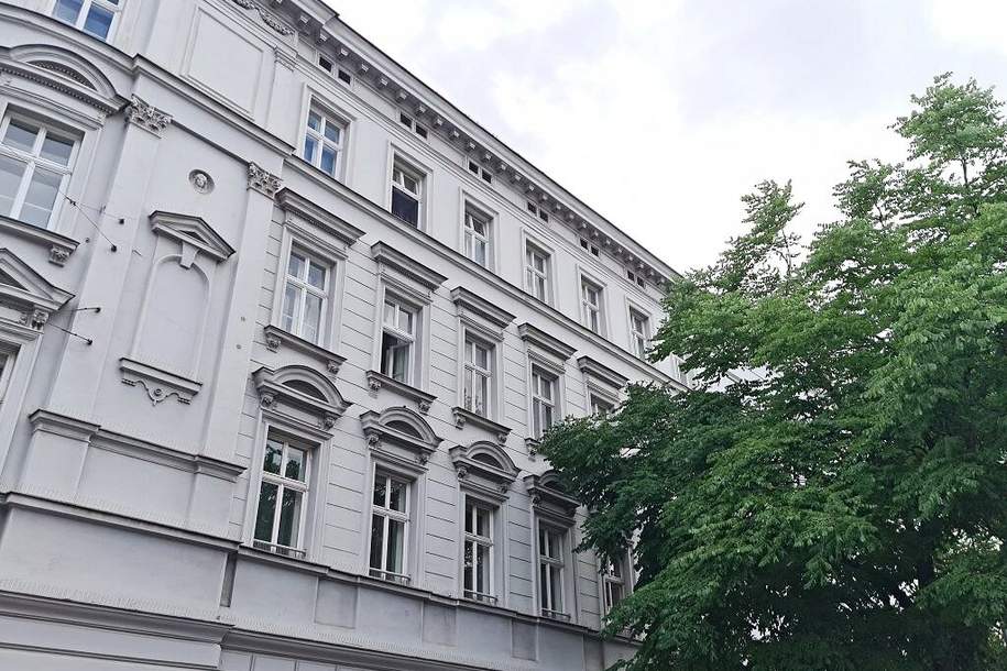 SIEBENBRUNNENPLATZ, gepflegte 85 m2 Altbau, 3 Zimmer, Küche, Wannenbad, Parketten, WG-geeignet, Reinprechtsdorfer Straße, Wohnung-miete, 1.373,68,€, 1050 Wien 5., Margareten