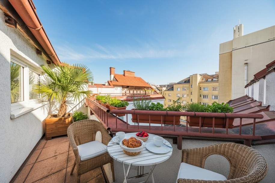 Sonnige Terrassenwohnung im hofseitigen Dachgeschoß!, Wohnung-kauf, 205.000,€, 1160 Wien 16., Ottakring
