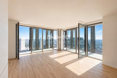 Panorama-Residence im DC2 inkl. 38qm Loggia – 34. Etage Kaiserwasserblick, Wohnung-miete, 1.100,00,€, 1220 Wien 22., Donaustadt