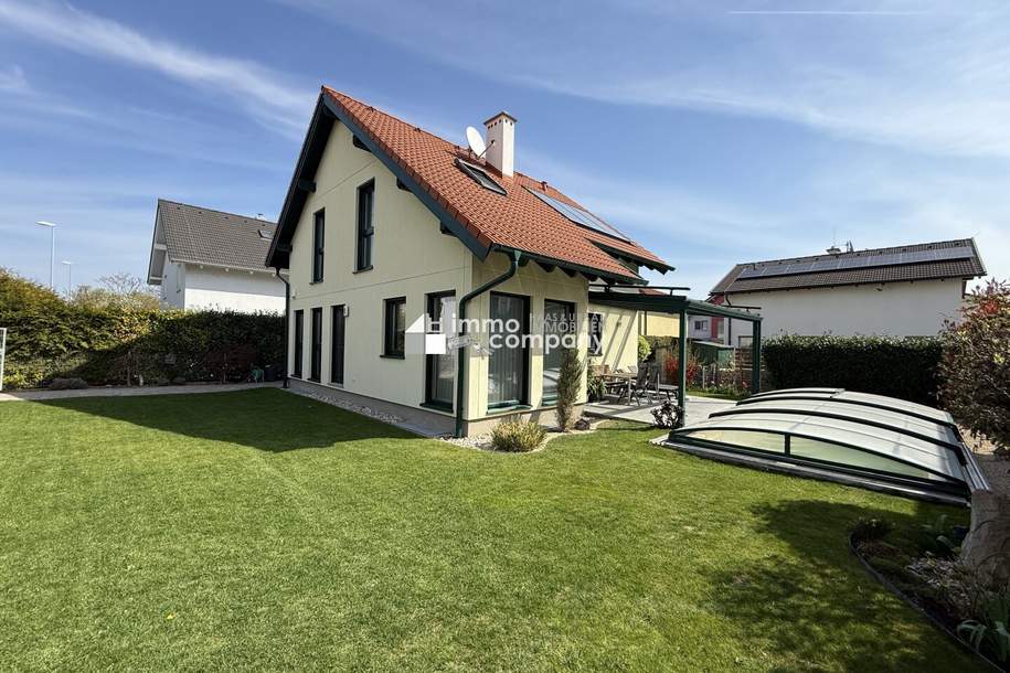 HOCHWERTIGES EINFAMILIENHAUS IN TOLLER LAGE - MIT POOL & EIGENGRUND, Haus-kauf, 825.000,€, 1220 Wien 22., Donaustadt