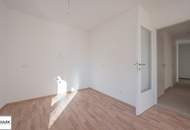 VIDEOTOUR: ab sofort freundliche, helle 3 Zimmer Erstbezugswohnung + Balkon + 2 Parkplätze mieten, später kaufen!
