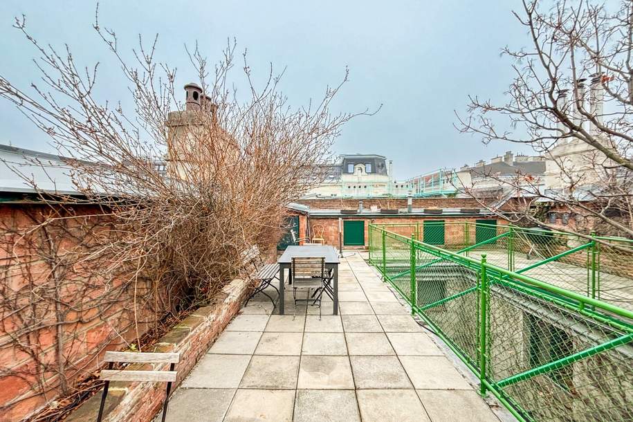​​​​​​​Exklusive Dachwohnung mit uneinsichtiger Terrasse in der Lagergasse, Wohnung-miete, 3.560,00,€, 1030 Wien 3., Landstraße
