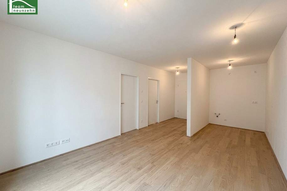 Stillvoller 2-Zimmer-Erstbezug mit Balkon – modernes Wohnen nahe der Alten Donau, Wohnung-miete, 949,00,€, 1210 Wien 21., Floridsdorf