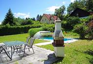 Grünruhelage am Waldrand! Familienidyll mit großem Garten, Schwimmbecken und Sauna