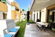 Moderne 3-Zimmer-Gartenwohnung mit Terrasse, Loggia & Tiefgaragenplatz in 1220 Wien
