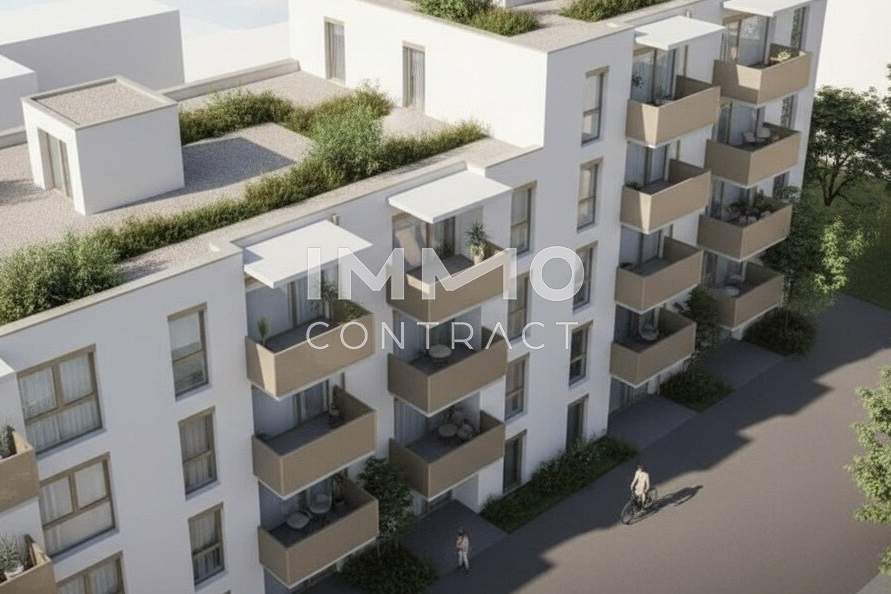 Durchdachte 2-Zimmer-Balkonwohnung – provisionsfreier Erstbezug nahe Alte Donau, Wohnung-kauf, 259.500,€, 1210 Wien 22., Donaustadt