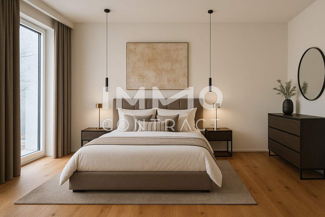 3% Rabatt: stilvoll wohnen! 3-Zimmer-Wohnung mit Terrasse und Eigengarten