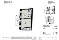 ESSENZ NO. 1 - Die neue Avantgarde des Wohnens - Exklusive 2-Zimmer-Wohnung mit großem Balkon