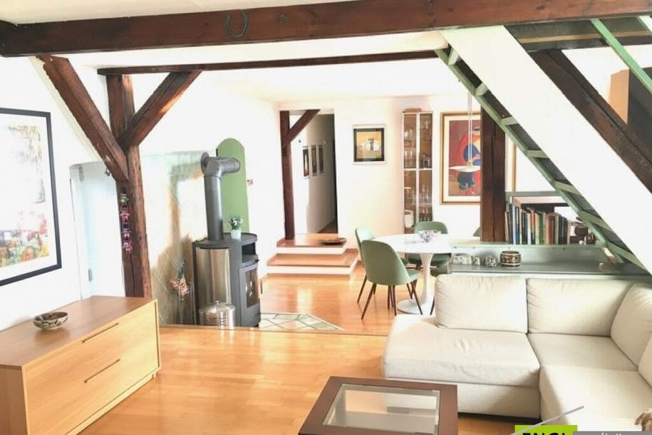 Gemütliche 3 Zimmer-Loftwohnung im Dachgeschoss perfekt für Künstler, Single, Paare und kleine Familie, Wohnung-kauf, 450.000,€, 1140 Wien 14., Penzing