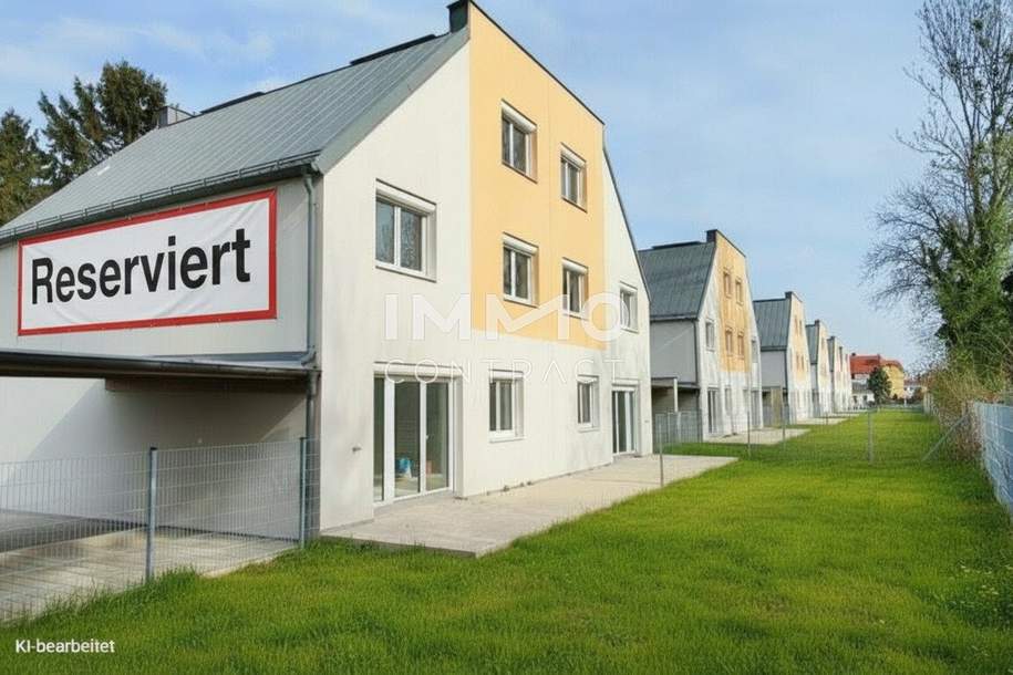 Mietkauf Doppelhaushälfte in familiärer Anlage - Erstbezug, Haus-miete, 1.402,85,€, 2490 Wiener Neustadt(Land)
