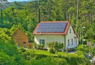 Gemütliches kleines Landhaus für Singles oder Paare – ein Paradies im Grünen – Landhaus mit PV-Anlage nahe Wien