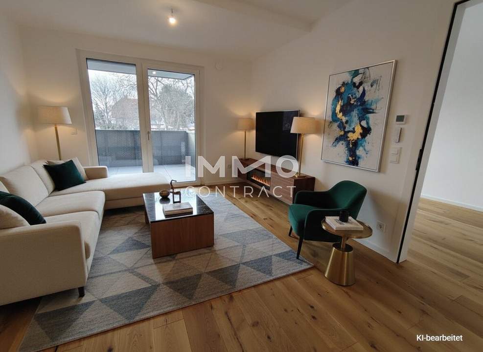 Residence Kolbe: Chice Erstbezugswohnung mit schönem Balkon