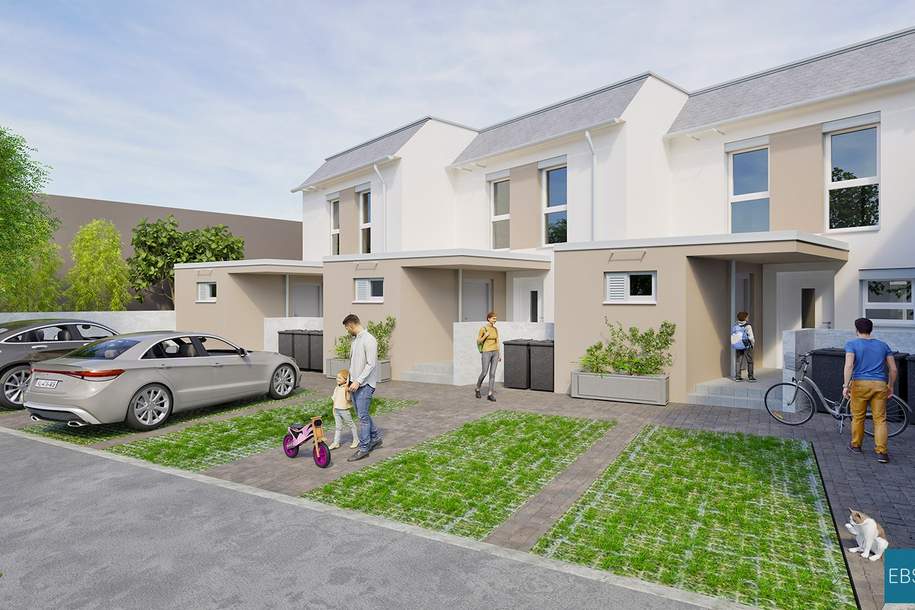 Geräumiges Doppelhaus mit schönem Garten, Haus-miete, 1.624,00,€, 2493 Wiener Neustadt(Land)