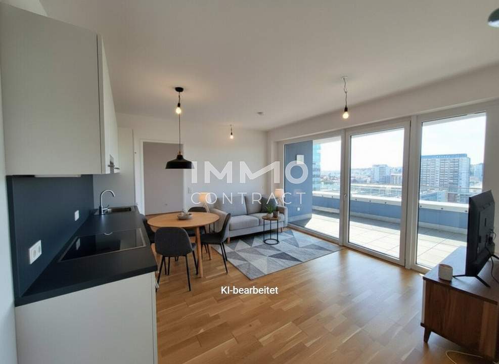 Wohnen über den Dächern von Linz - KOMPAKTE 2 Zi-Wohnung!