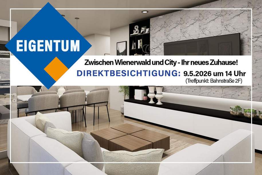 EXKLUSIVES WOHNEN AM STADTRAND, Wohnung-kauf, 632.000,€, 1140 Wien 14., Penzing