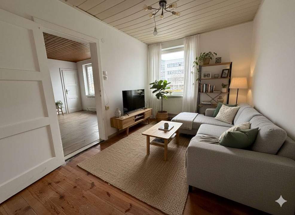 Charmante 2-Zimmer-Erdgeschosswohnung mit separater Küche