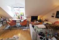 NASCHMARKT-NÄHE, 47 m2 Dachgeschoss mit Terrasse, 2 Zimmer, Komplettküche, Wannenbad, Parketten, Eggerthgasse
