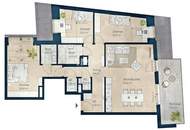 Luxus pur! Exklusiver 4-Zimmer-Dachgeschoss-Erstbezug mit Terrasse und Klimaanlage