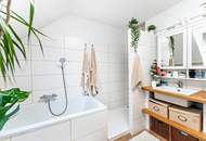 Großzügige Maisonette mit West-Dachterrasse in begehrter Parklage