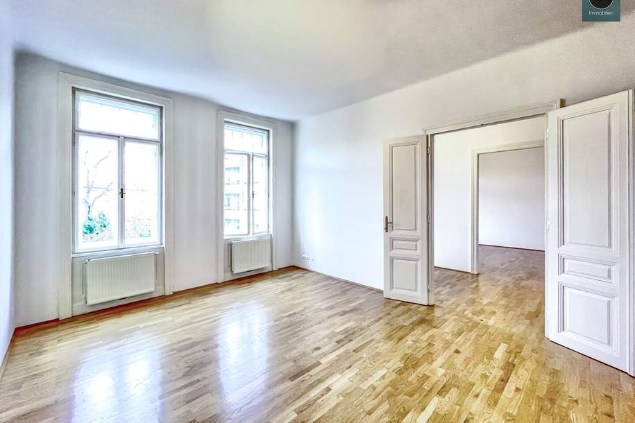 Büro: Stilvolles Altbauobjekt mit Klopfbalkon beim Währinger Schubertpark!, Gewerbeobjekt-miete, 1.915,47,€, 1180 Wien 18., Währing