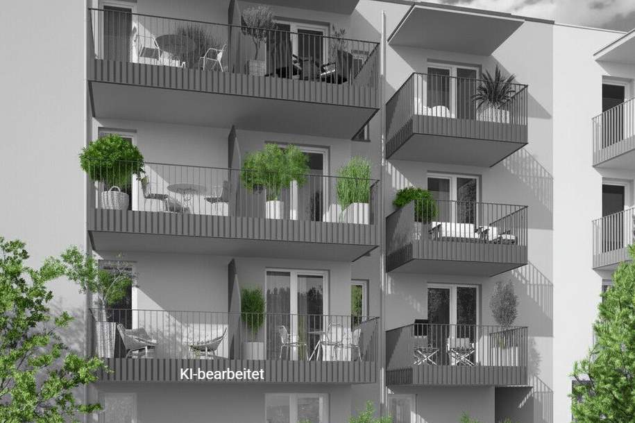 Entzückende, gut geschnittene Neubauwohnung für Single und Studenten - Exklusives Wohnen im wunderschönen Bezirk Liebenau - PROVISIONSFREI!, Wohnung-kauf, 191.241,€, 8041 Graz(Stadt)