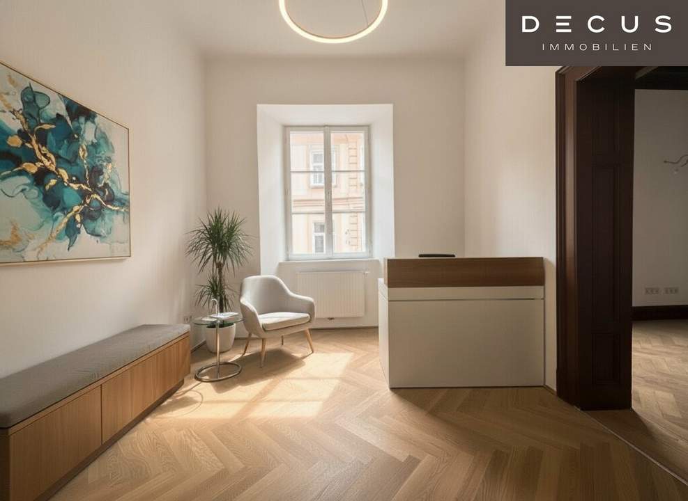 | REPRÄSENTATIVES BÜRO AM GRAZER HAUPTPLATZ | ERSTBEZUG | ca. 106,76m² | 2.OG | SEHR GUTE AUFTEILUNG | LIFT IM HAUS | TOP LAGE