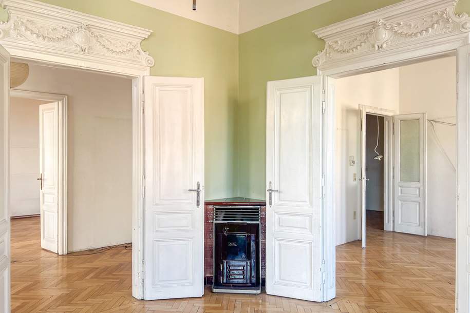 Helle Altbauwohnung mit Erkerzimmer im 18. Bezirk - Renovierungsbedarf mit Potenzial, Wohnung-kauf, 550.000,€, 1180 Wien 17., Hernals