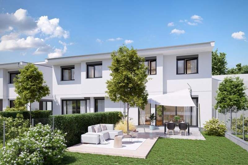 Bezugsfertige Doppelhaushälfte in Hirschstetten, Haus-kauf, 849.900,€, 1220 Wien 22., Donaustadt