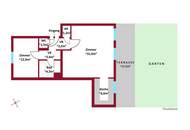 Gartenwohnung mit Terrasse im Grünen I auch 3 Zimmer möglich I absolute Ruhelage I Bestlage Sievering