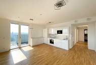 Marina Tower: Über den Dächern Wiens – vermietete 3-Zimmer-Eckwohnung im 22. Stock mit Loggia und Weitblick
