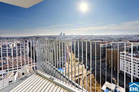 Sonnwendviertel: 1 Zimmer-Wohnung mit Balkon im 5. OG – Fitnessraum, Co-Working & Rooftop-Terrasse inklusive!, Wohnung-miete, 720,00,€, 1100 Wien 10., Favoriten