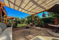 Modernes Holz-Bungalow mit Pool, Sauna & Südgarten | Wohnen wie im Urlaub in 1210 Wien