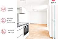 Wohnkomfort pur: Neuwertige 2- oder 3-Zimmer-Wohnung mit West-Eckterrasse & Stellplatz