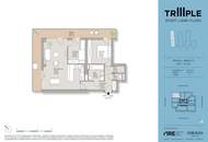 TOP-Ausblick: City mit Stephansdom, Donaukanal, Prater. Concierge, Party & BBQ Lounge, Pool usw.