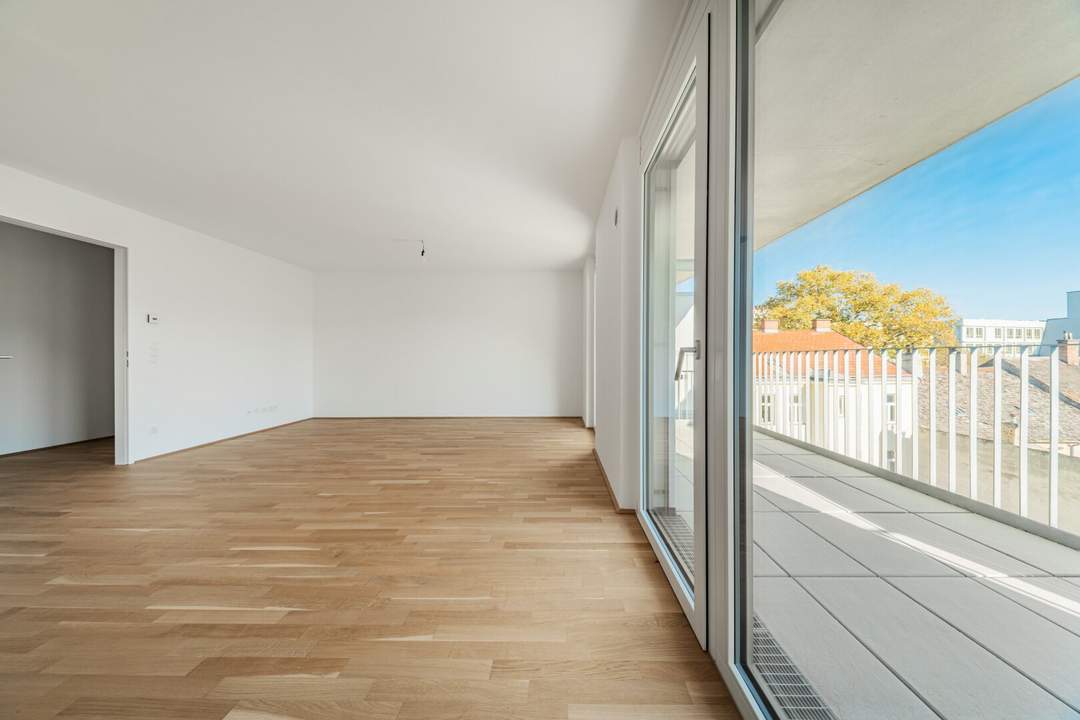 SOFORT EINZIEHEN >> charmante 3-Zimmer Anlegerwohnung mit bodentiefen Fenstern und 2 Balkone >> Top Anbindung