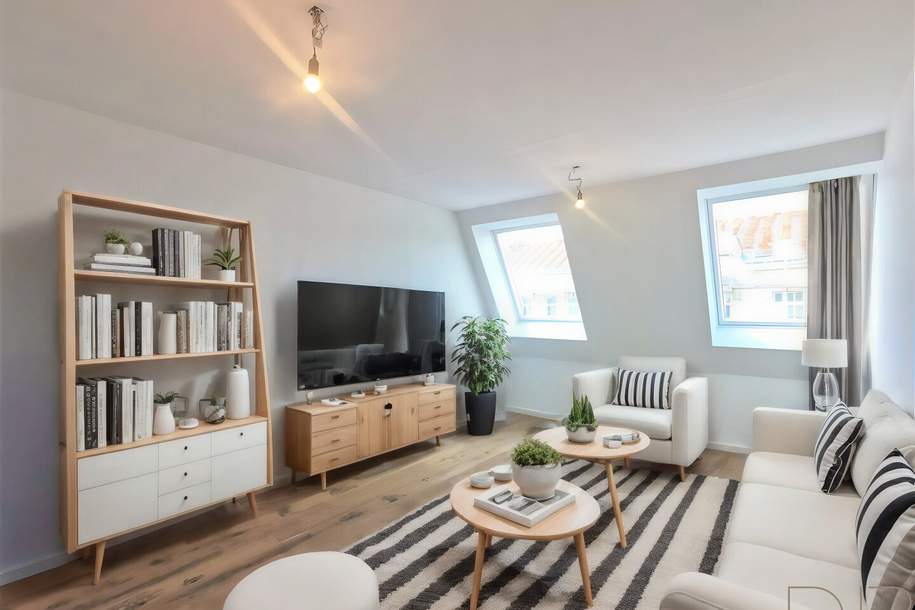 DB IMMOBILIEN | Moderne Dachgeschoßwohnung, optimal für SINGLES oder ANLEGER!!!, Wohnung-kauf, 169.500,€, 1140 Wien 14., Penzing