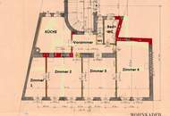 Top Lage am Fleischmarkt - Stilvolle 4-Zimmer-Wohnung