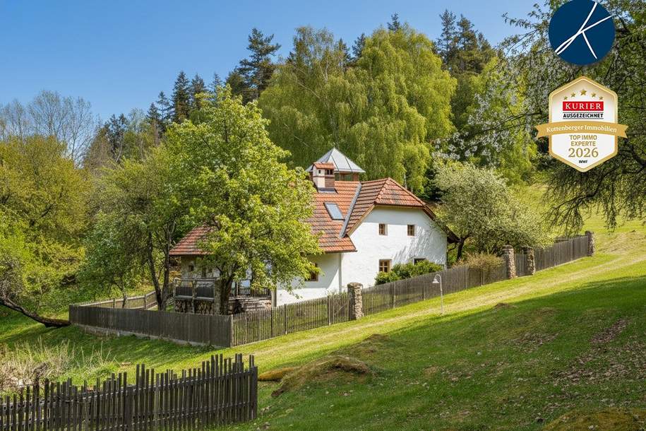 Einzellage: Idyllisches Landhaus mit ca. 9ha Wald und Teich, Haus-kauf, 647.000,€, 3921 Zwettl