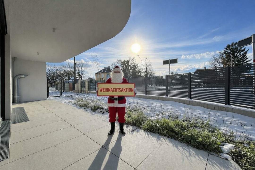 WEIHNACHTSAKTION | Preisreduktion & Tiefgaragen-Stellplatz geschenkt! | 47m² Südwest-Terrasse | ERSTBEZUG | viel Freiraum und einzigartige Architektur